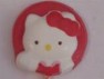 294sp Bye Bye Kitty Face Chocolate or Hard Candy Lollipop Mold
